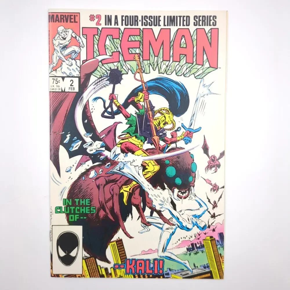 Iceman Comic Lot of 3 Issues #1-3 Marvel Copper Age Newsstand Direct X-Men 1984